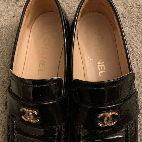 Chanel Black Loafer size 36.5 - Picture 3 of 8